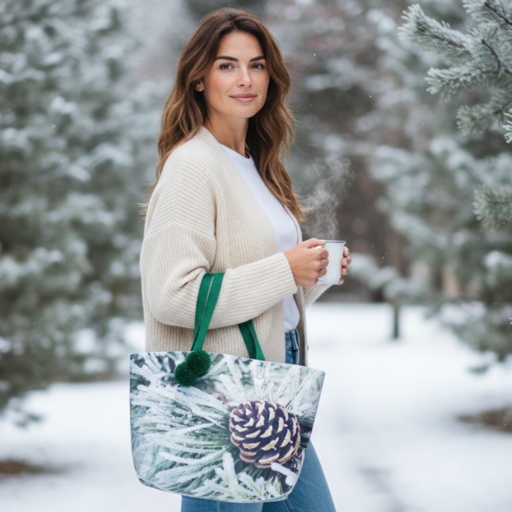 Punctuate brand super nice winter tote!